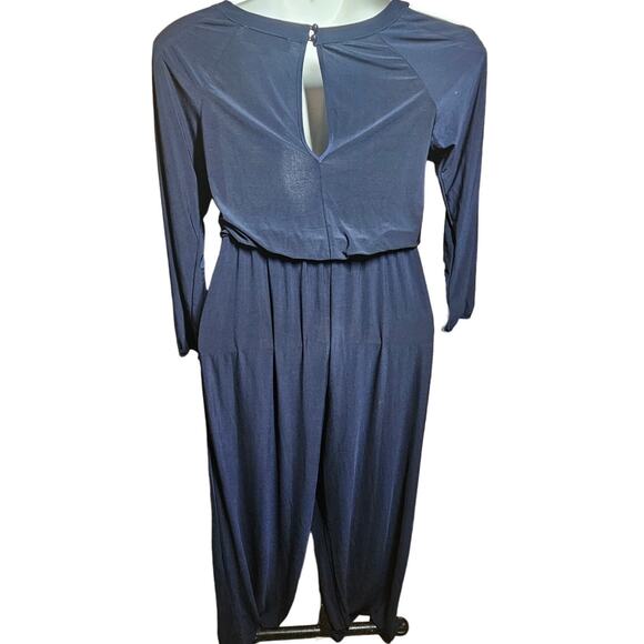 Emma and Michele Open Shoulder Jumpsuit Size Medium - Picture 2 of 4
